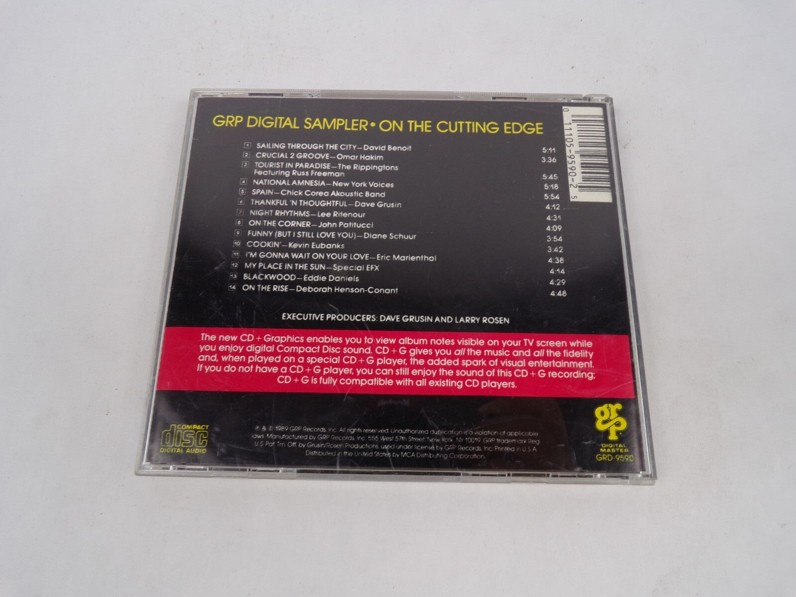 GRP Digital Sampler On The Cutting Edge Sailing Through The City Crucial 2 CD#63
