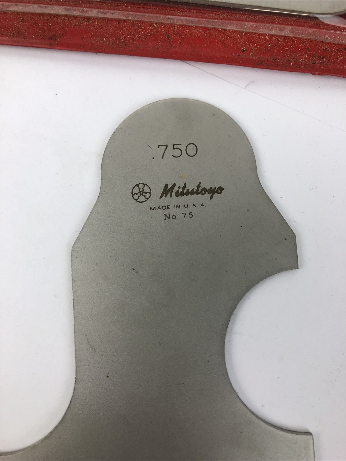 Rare MITUTOYO Metric Radius Gage Guage Set Toolmakers Matched No. 75 USA Made