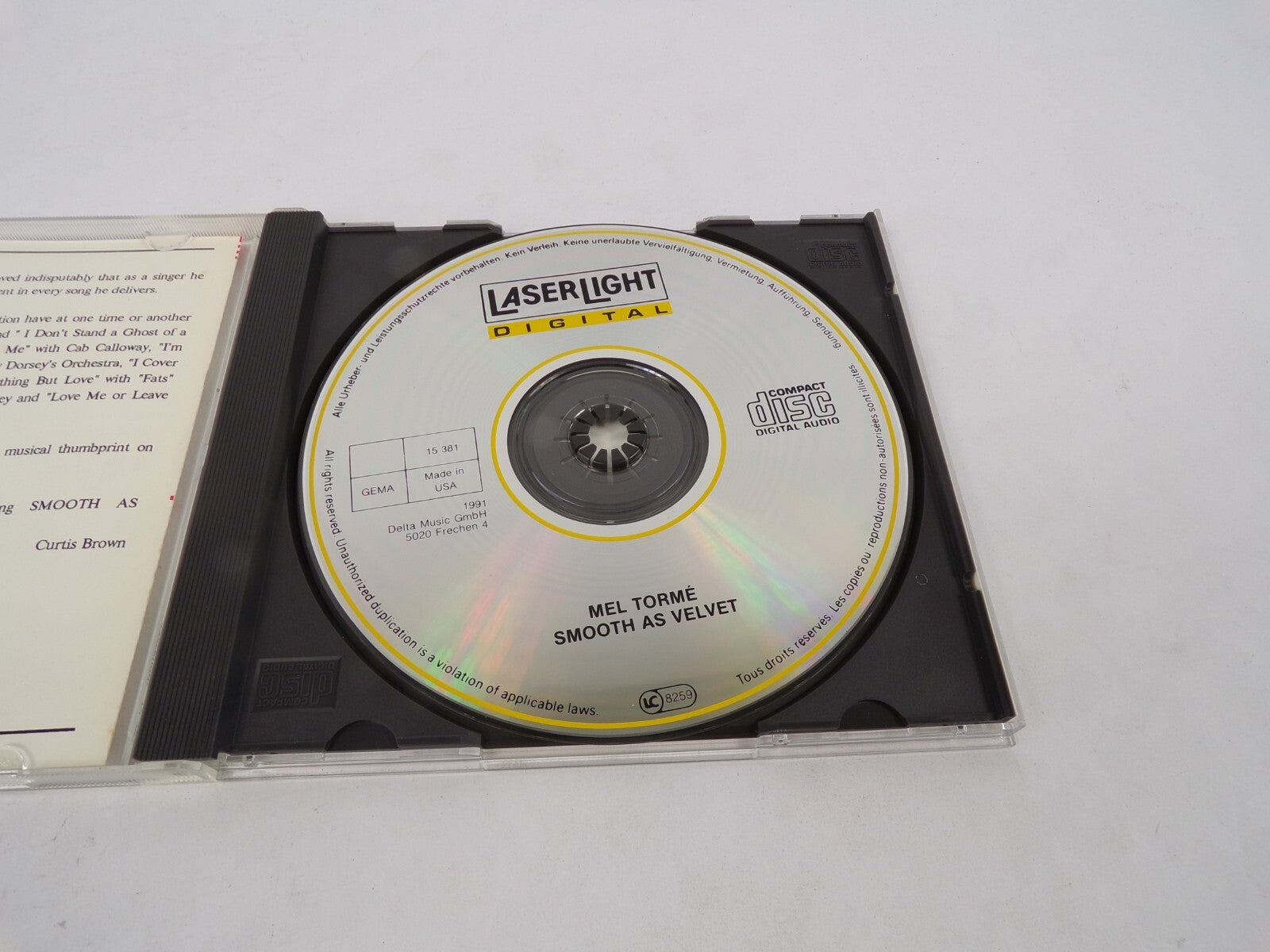 Mel Torme Smooth As Velvet One Morning In May Dont Worry About Me Prelude CD#63