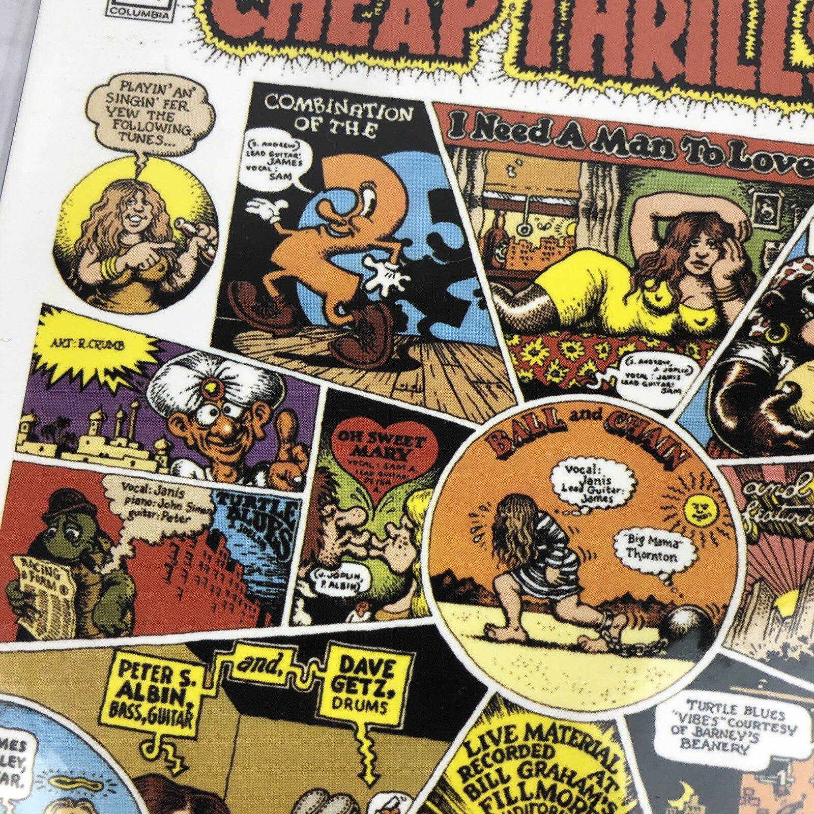 Big Brother and the Holding Company Janis Joplin Cheap Thrills CD Mint Cond. #8