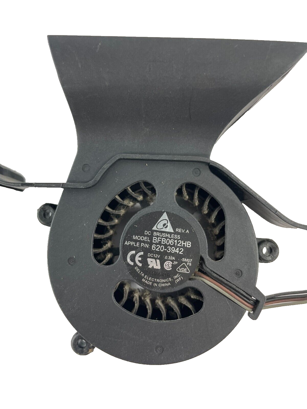 DC Brushless Apple P/N 620-3942 Model BFB0612HB DC12V - Wire CPU Cooling Fan