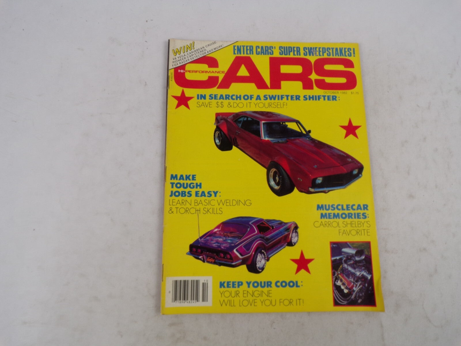 October 1982 Cars Hi-Performance Enter Cars' Super Sweepstakes! In Search Of A