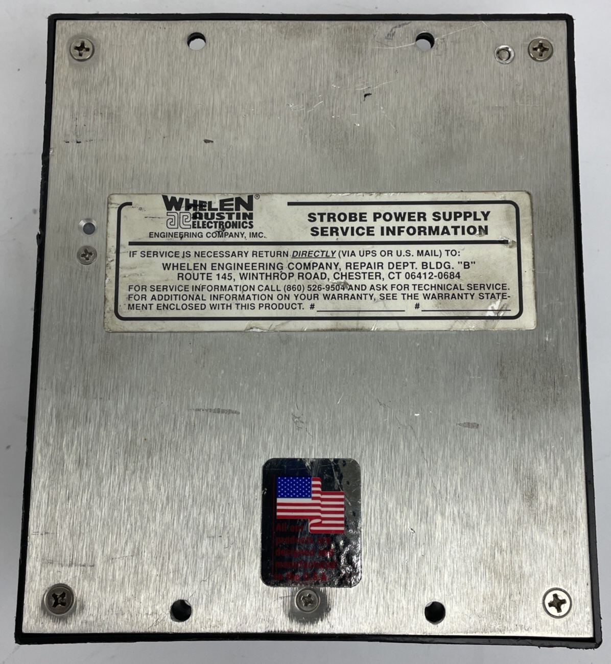 Vintage Whelen Strobe Power Supply - SPS-660 - Ambulance - Fire -Comet Flash