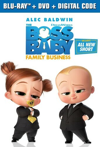 The Boss Baby Family Business 2021, Blu-ray+DVD+Digital Code, New Factory Sealed