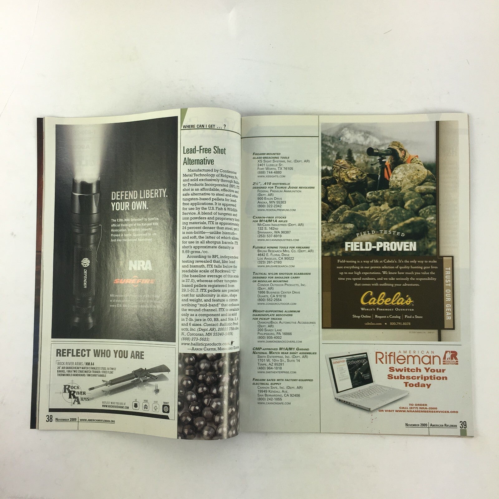 November 2009 American Rifleman Magazine A Step a part Triggernometry 101