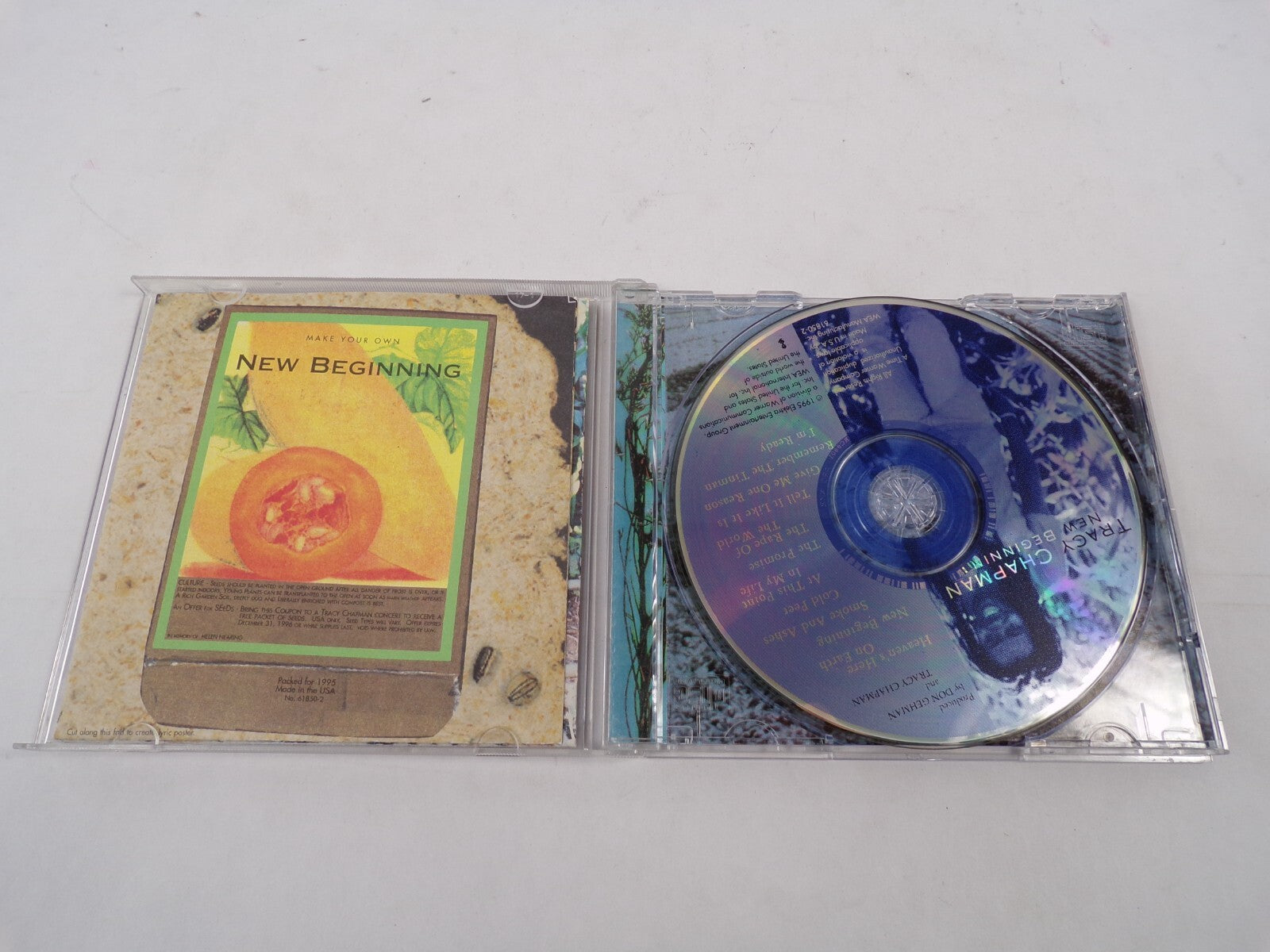 Tracy Chapman New Beginning Heaven's Here On Earth New Beginning Smoke And CD#30