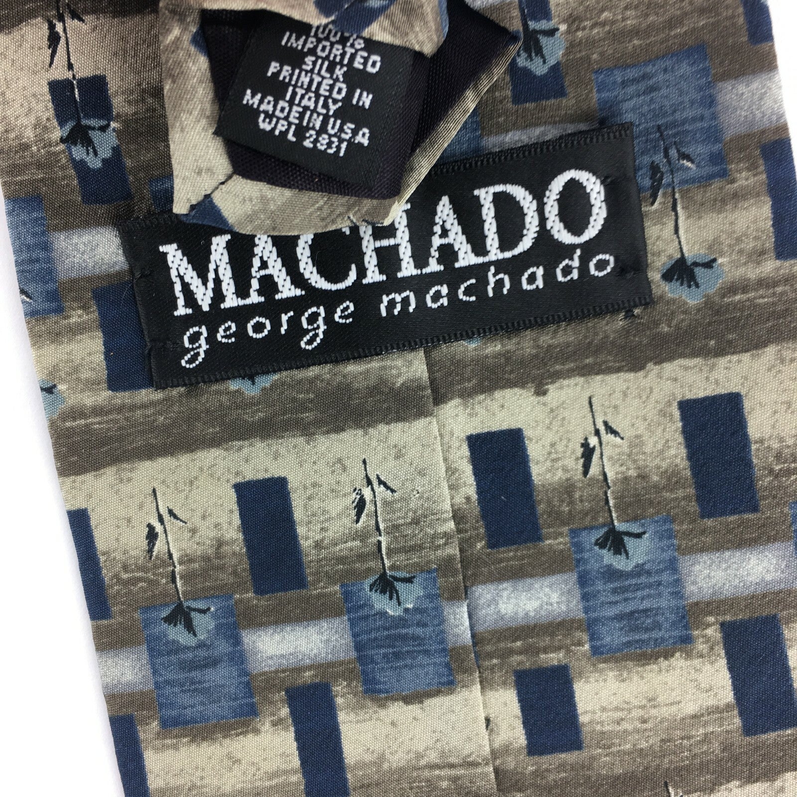 Genuine Machado 100% Silk Handmade Stylish Formal/Casual Tie Multi Coloured