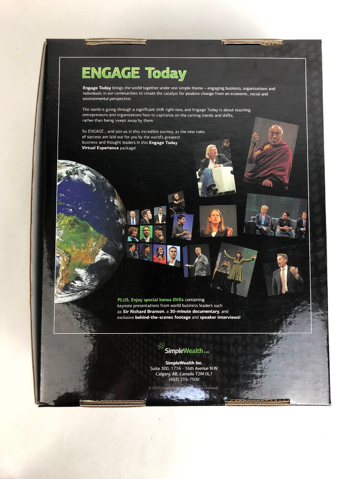The Virtual Experience Simple Wealth ENGAGE TODAY 8 DVD Set Course Pack FSTSHP