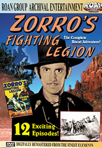 Zorros Fighting Legion DVD From Troma Horror John English, William Whitney VGC