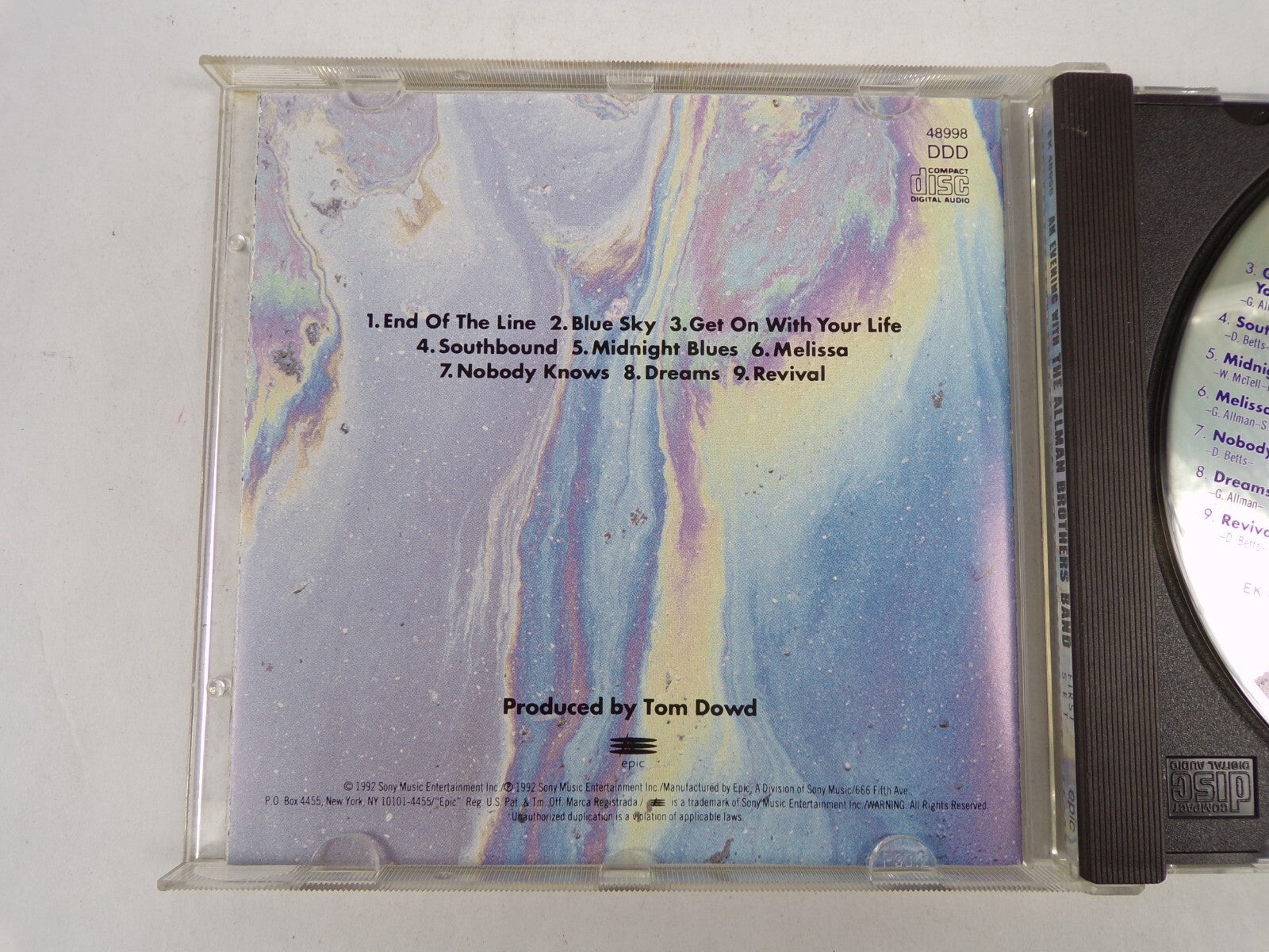 An Evening With The Allman Brothers Band CD#33
