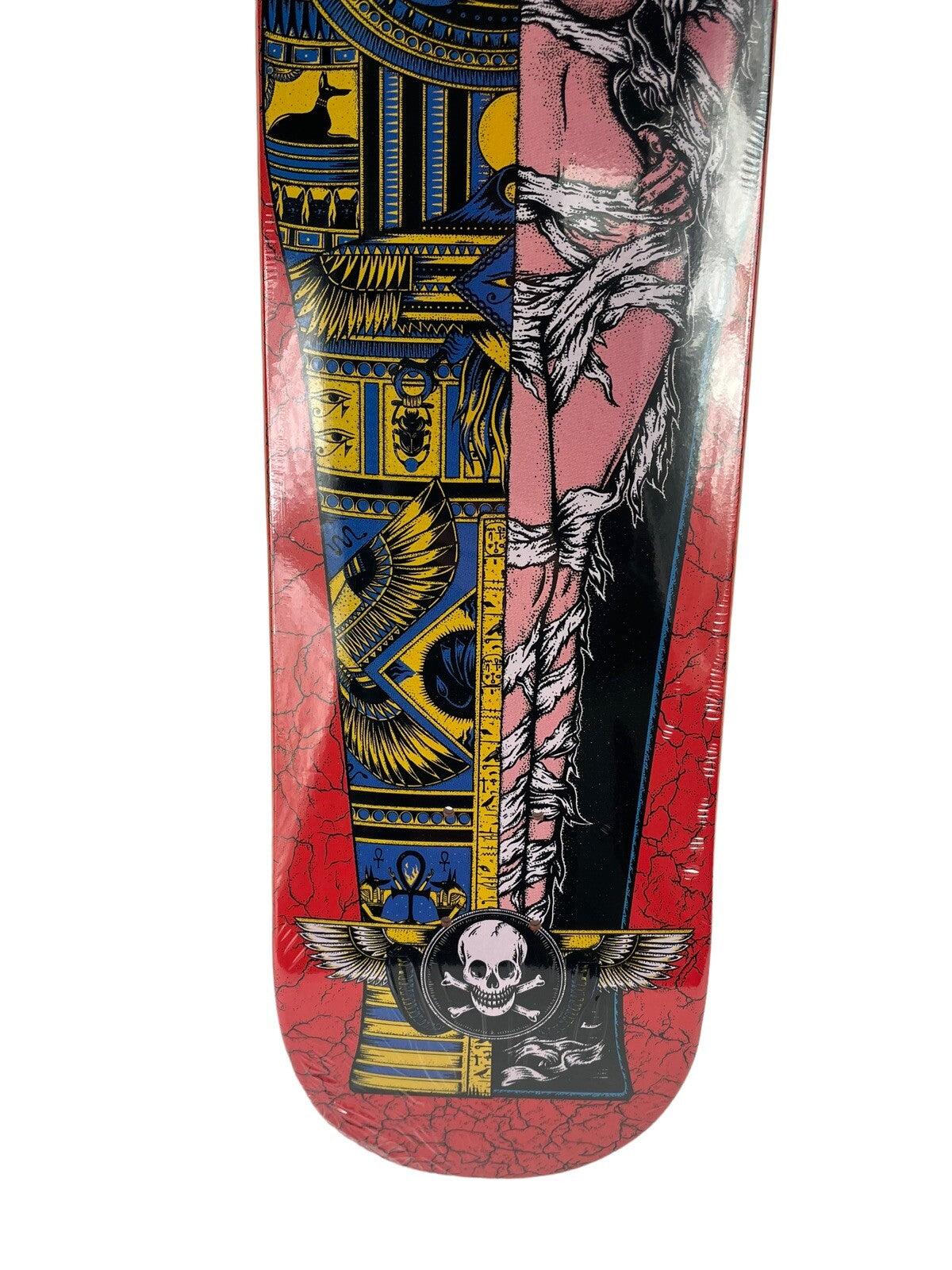 Death Skateboards Dan Cates Mummy Pro 8.5-inch tapered square FA nose skateboard deck with grip tape and free shipping.