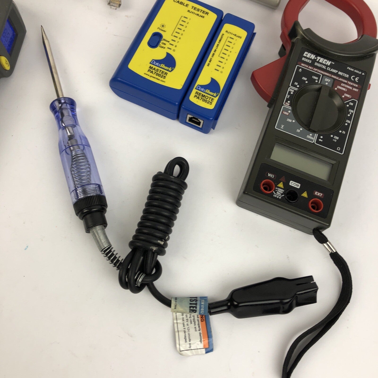 Cen-Tech Electrical Lot Clamp Meter Kill A Watt Circuit Tester Thermometer +++