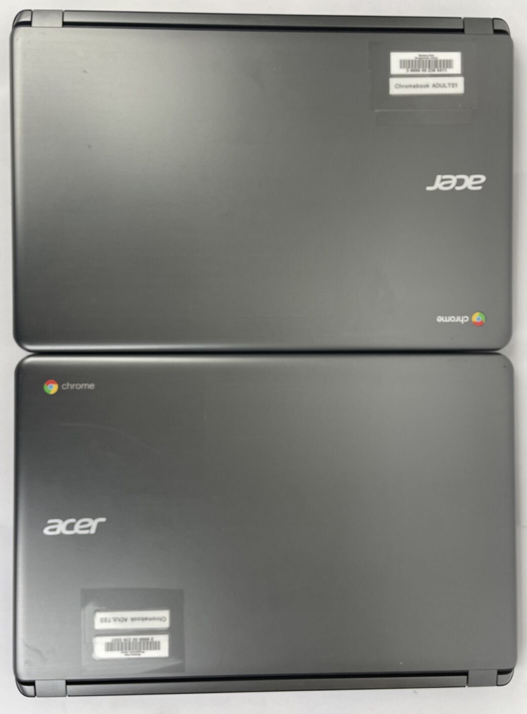 Lot of 2 x Acer Chromebook 15 - CB3-532 - Model N15Q9 - No Power Cords Included
