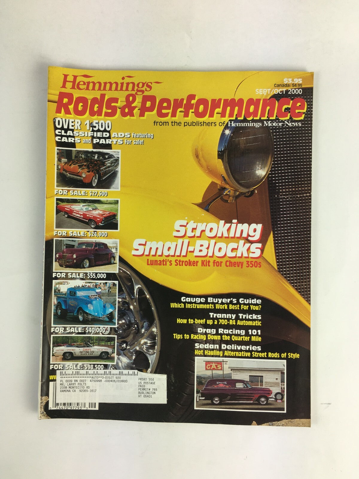 October 2000 Rod & Performance Stroking Small-Blocks Cauge Buyer's Guide
