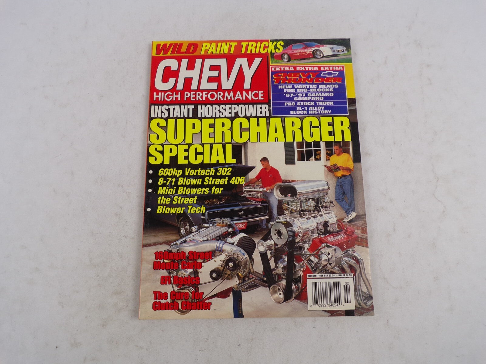 February 1996 Chevy High Performance Supercharger Special Instant Horsepower Wil