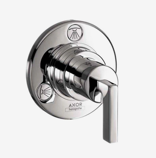 AXOR Citterio 39931001 chrome diverter trim lever handle Trio Quattro wall mounted bathroom control