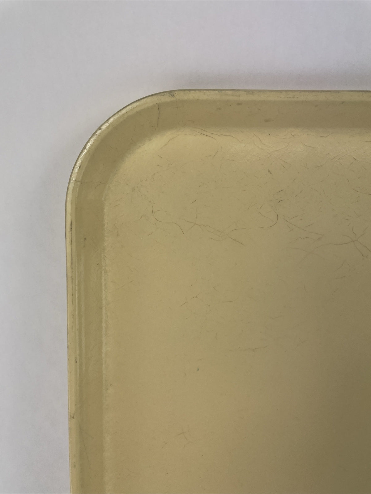 Vintage Cambro 11-2 Camtray Cream Colored Cafeteria Lunch Tray 20.25" x 15" NSF