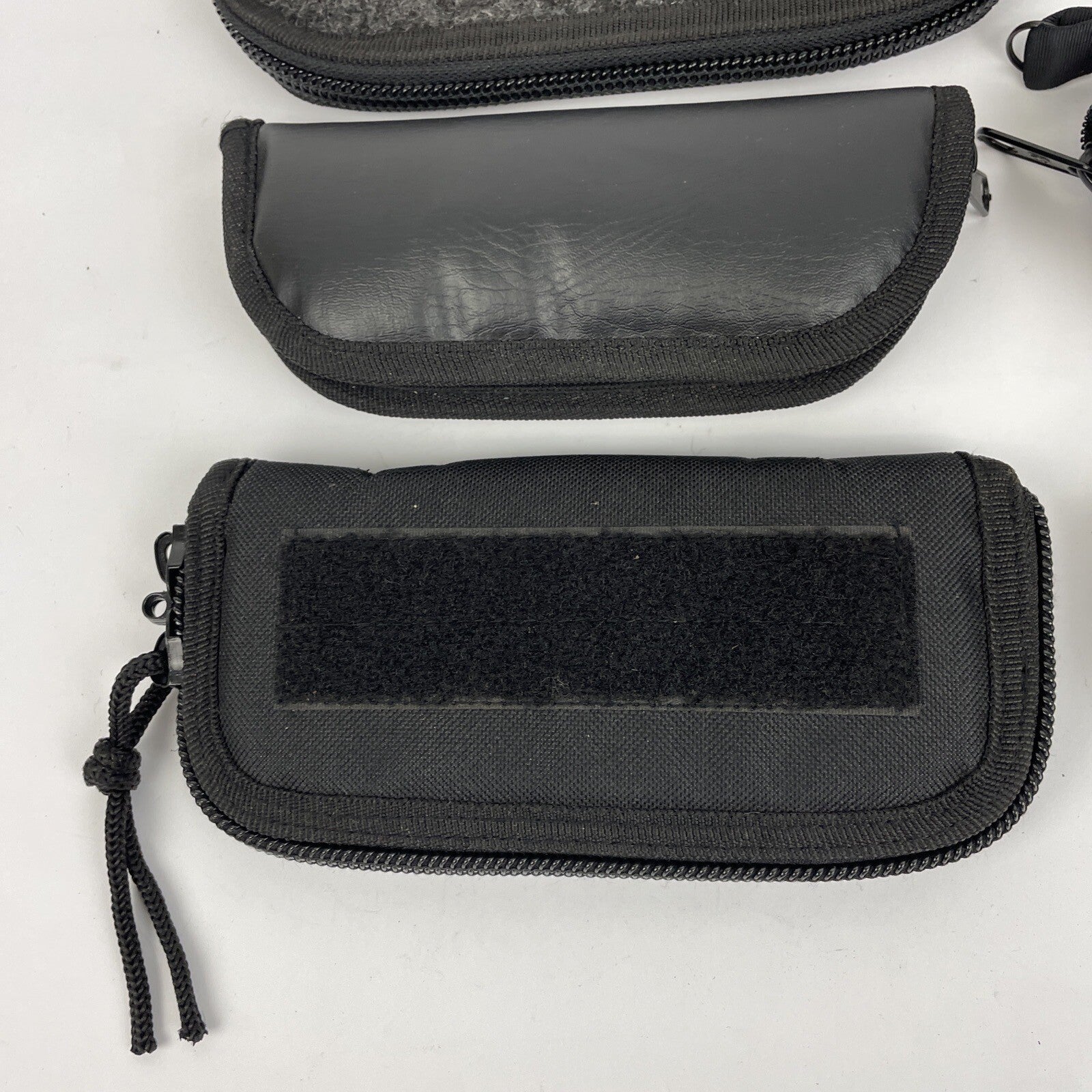 Lot of 6 Carry All Safe and Sound Zip-up Knife Case Large Size 3" X 7" PVK ++
