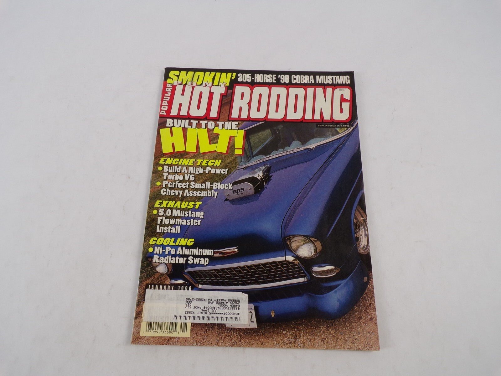January 1996 Hot Rodding Magazine Built To The Hilt! Smokin' 305- Horse '96 Cob