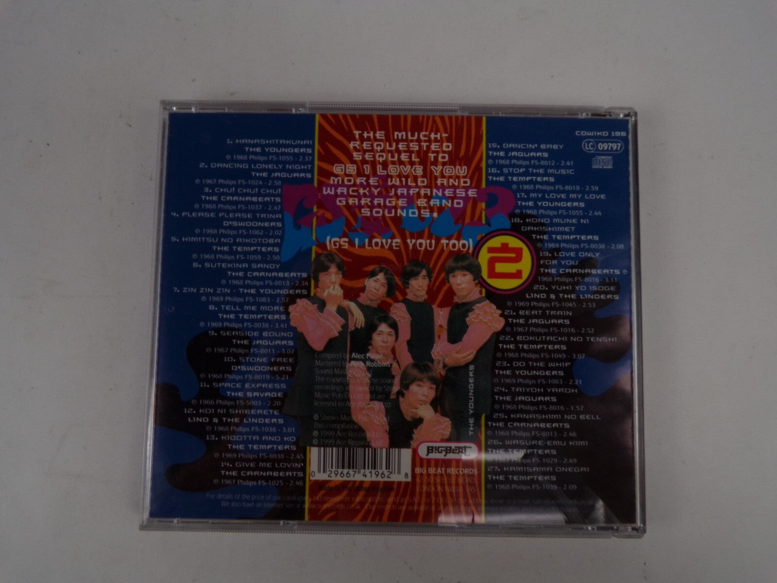 GS 1 Love You Too The Youngers Dancing Lonely Night Do The Whip CD#40