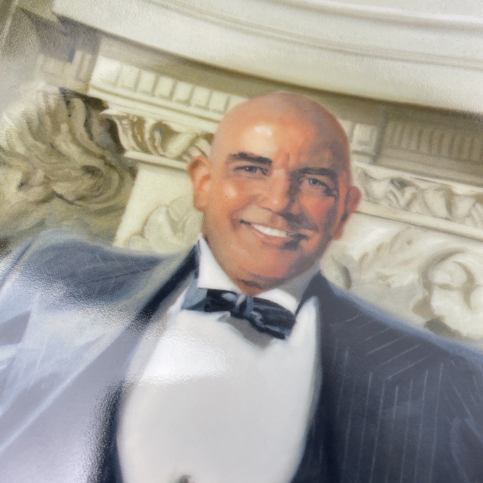 DADDY WARBUCKS Lil' Orphan Annie Collector's Plate Series 1982 Musical # C 7947