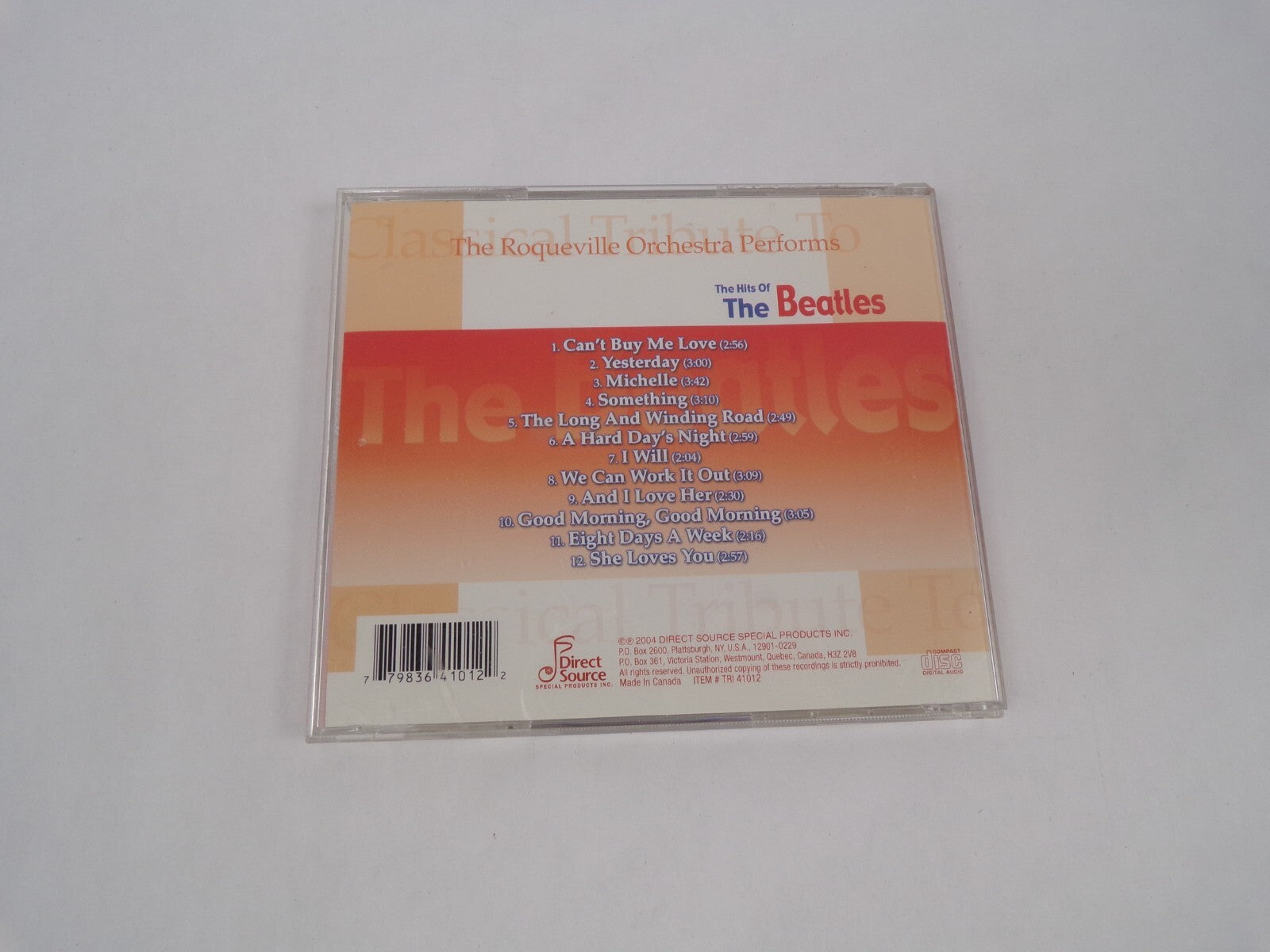 The Beatles Cant Buy Me Love Yesterday Michelle Something Hard Days NightCD#63