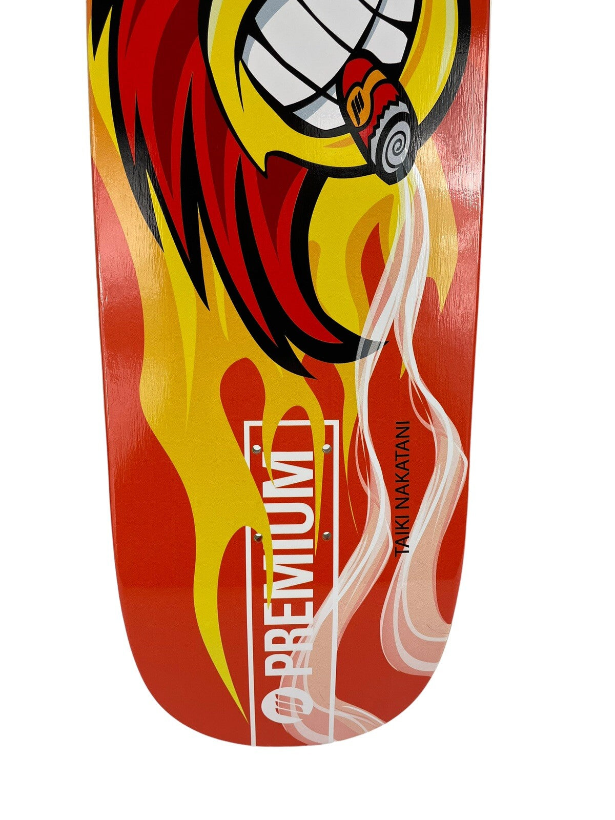 WOODY WOODPECKER RACING TAIKI PREMIUM Skateboards Shaped POOL Shape 8.9" x 32.5"