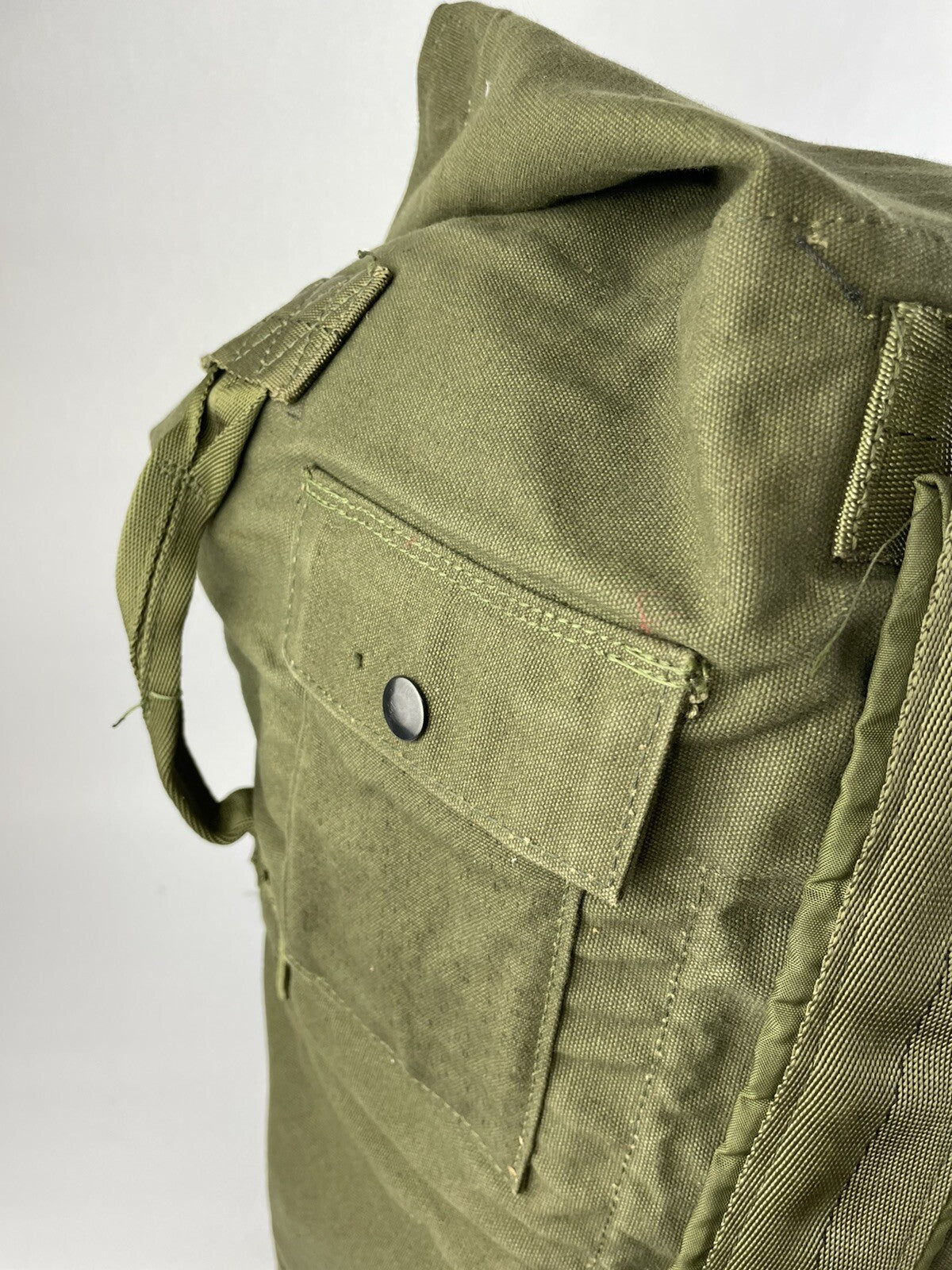 US Army Duffel Bag O.D.7 Type II DSA100-73-C-0490 2 Straps Backpack Rebmar inc