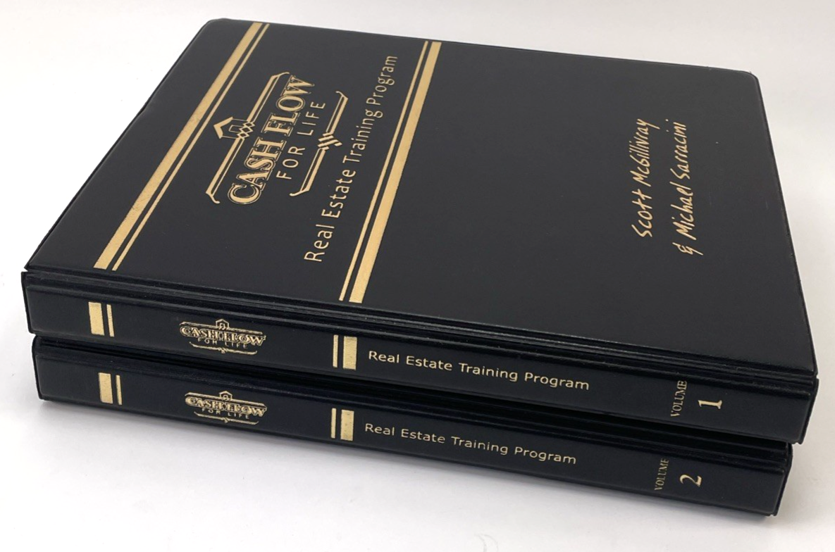Cash Flow For Life Real Estate Training Program Manuals DVDs Vol. 1 & 2
