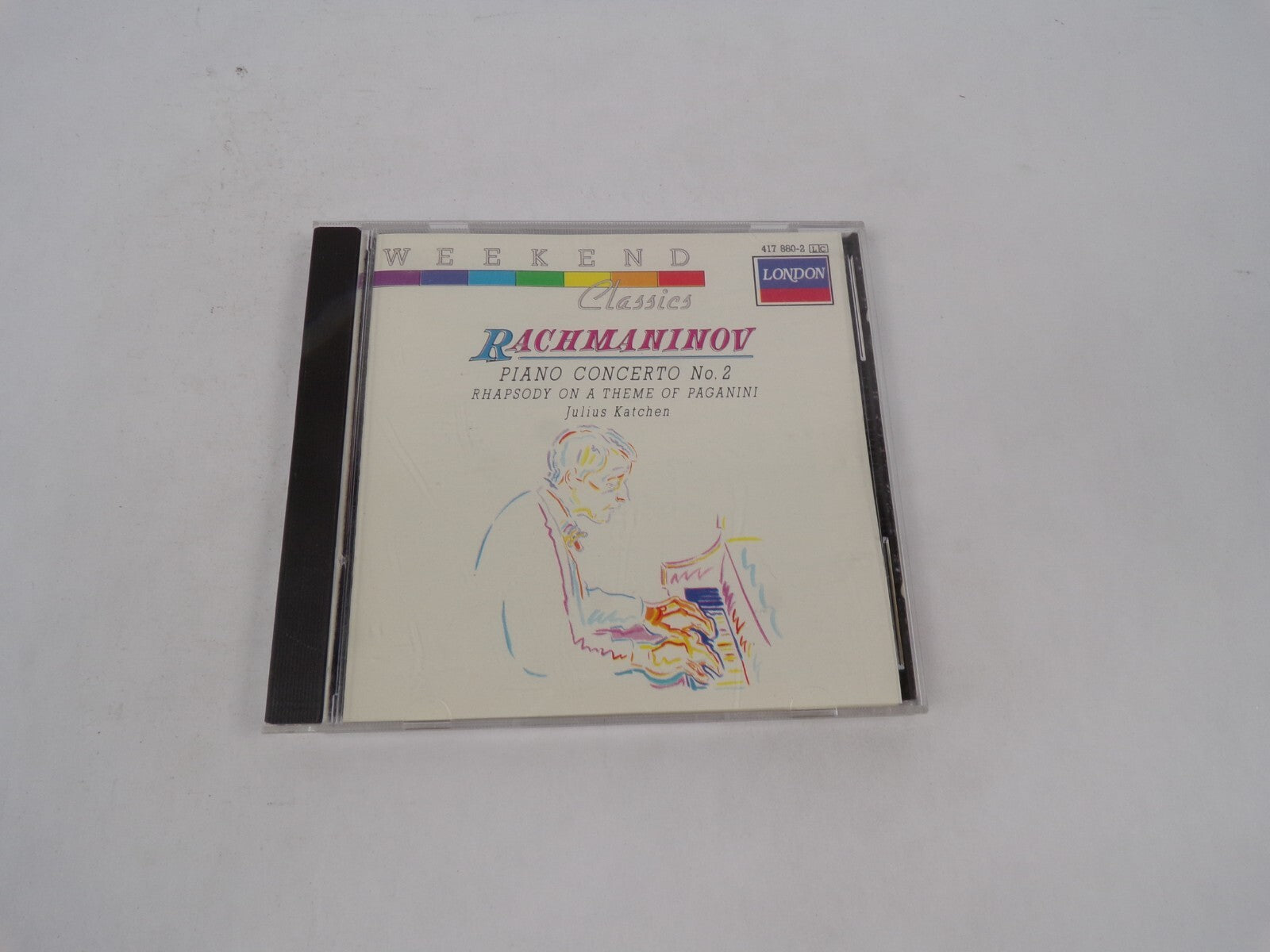 Rachmaninov Piano Concerto Weekend Classies Rhapsody On A Theme Of PaganiniCD#69