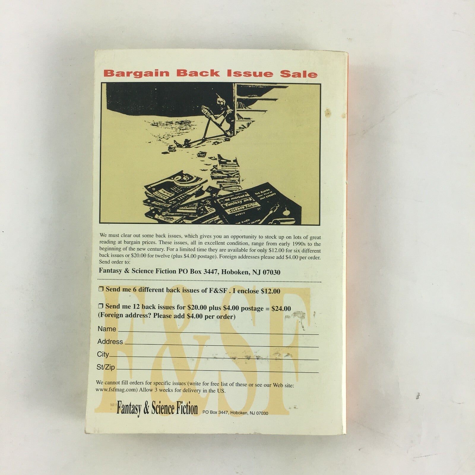 November Fantasy&Science Fiction Magazine Ursula K.Le Guin TanithLee JeffreyFord