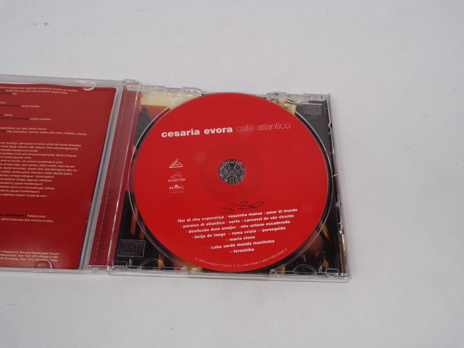 Cresaria Evora Cafe Altantico Flor Di Nha Esperance Vaquinha Mansa Sorte CD#67
