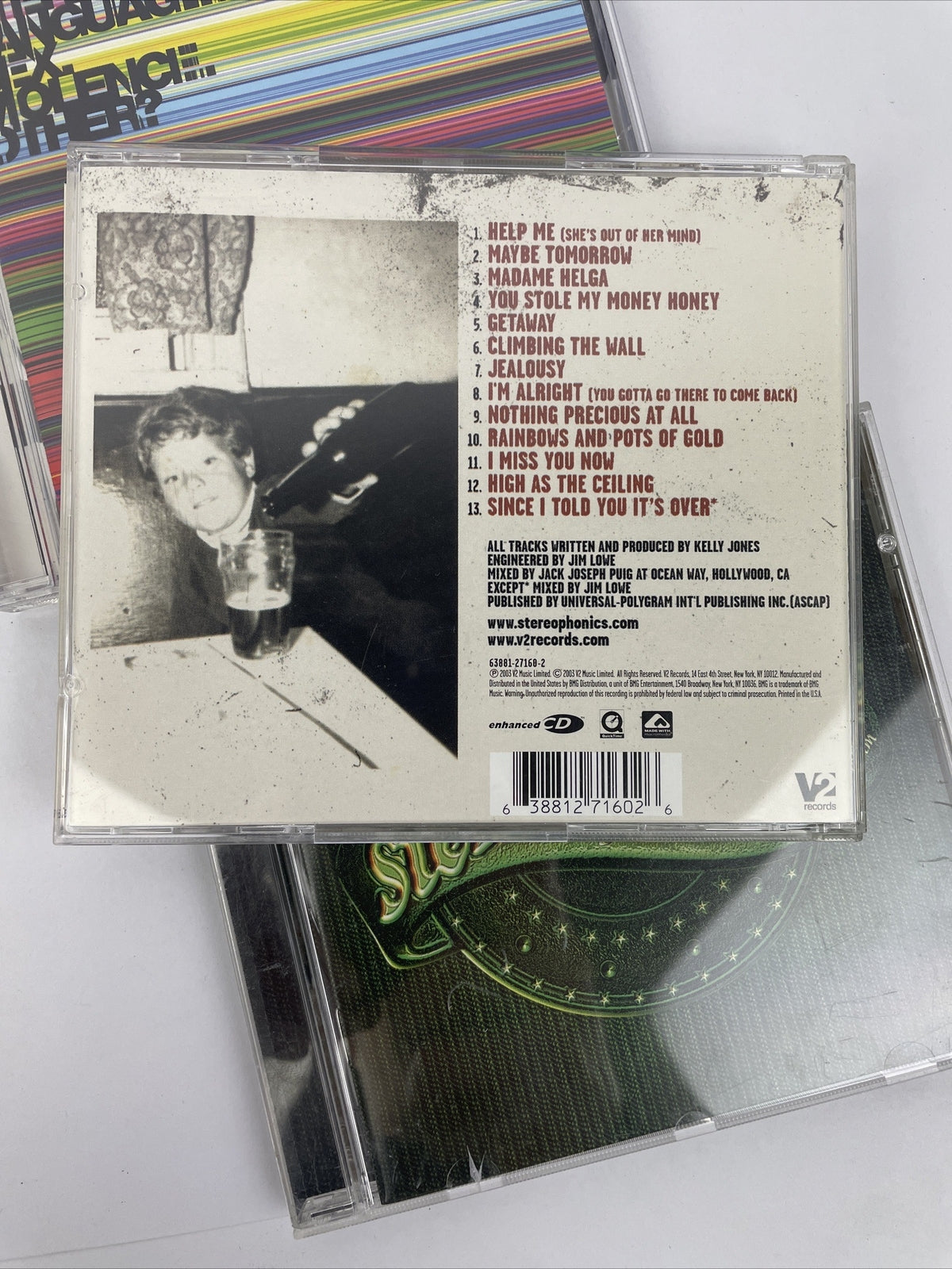3 x Stereophonics CD - Language. Sex. Violence. Other? Just Enough Education -S