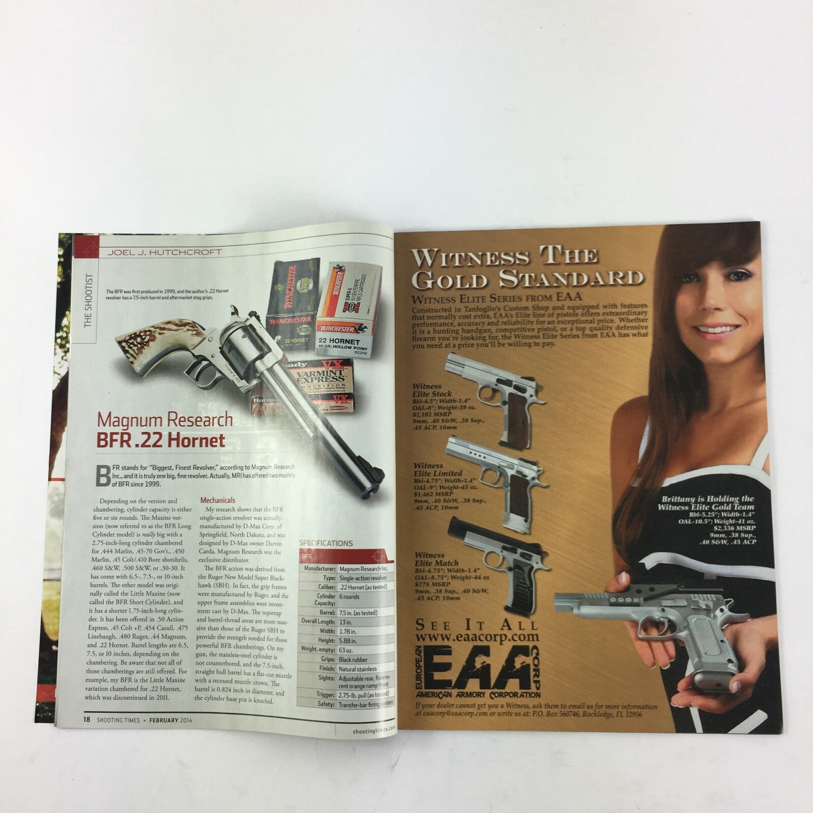 Shooting Time Magazine 1911 Shootout Seven .45s Benellis New 12-GA.Ethos Ruger's