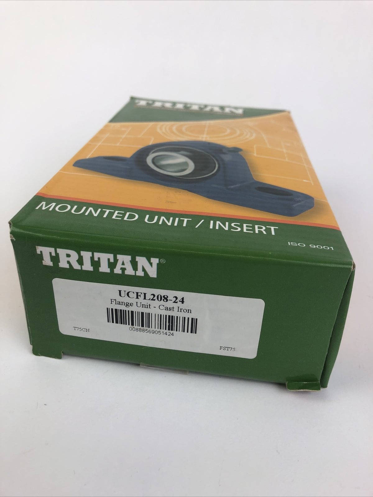 TRITAN Flange Units Cast Iron UCFL208-24 Mounted Bearing Unit / Insert - LOOK