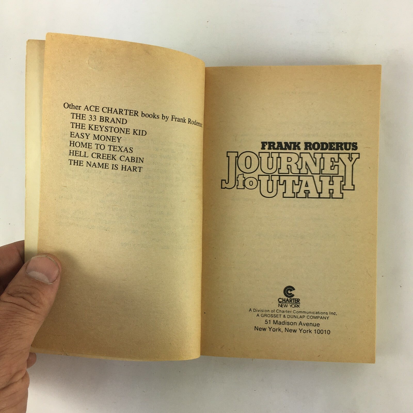 Frank Roderus Journey to Utah Stumpy Williams was dead set on getting janet....