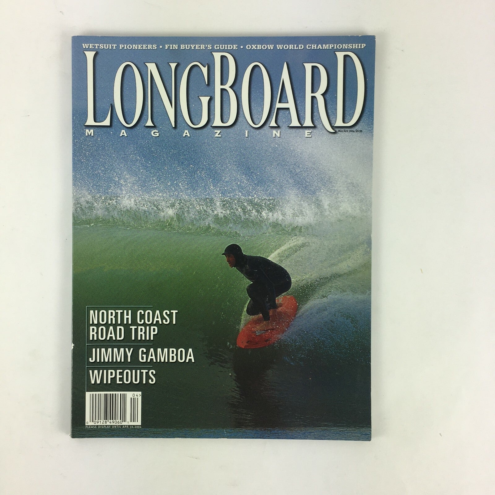 April 2004 Longboard Magazine North Coast Road Trip Jimmy Gamboa Wipeouts