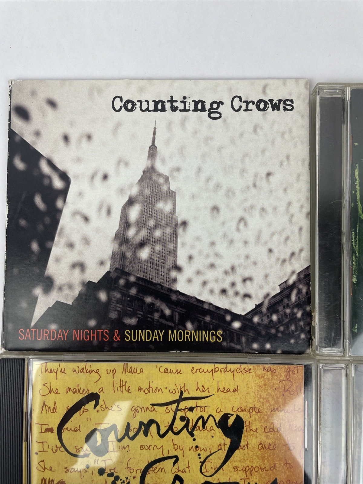 4 x COUNTING CROWS Audio CD LOT - Hard Candy - August & Everything After - SN&SM
