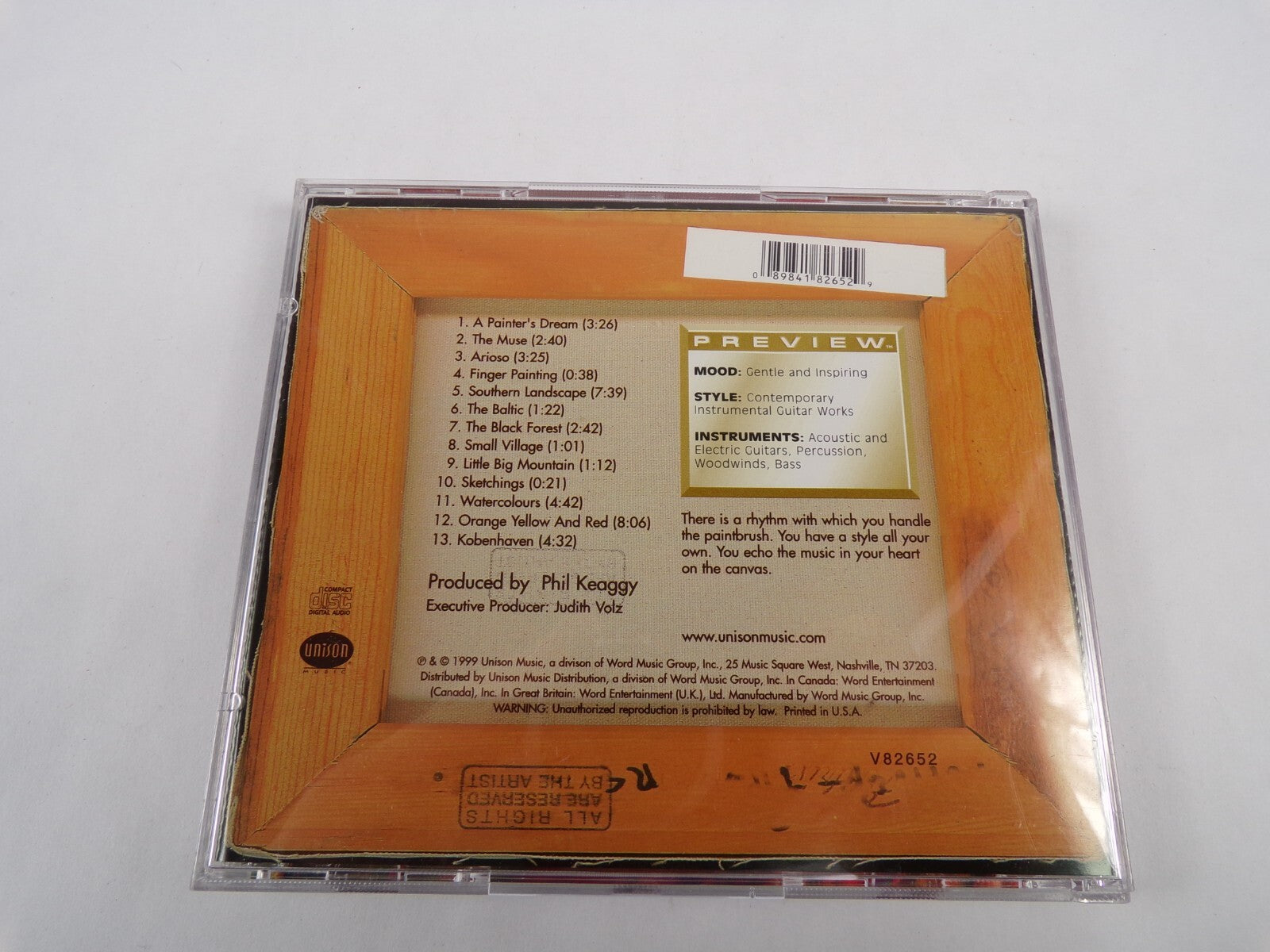 Music To Pain By BrushstrokS A Painters Dream The Muse Arioso Skethings CD#60