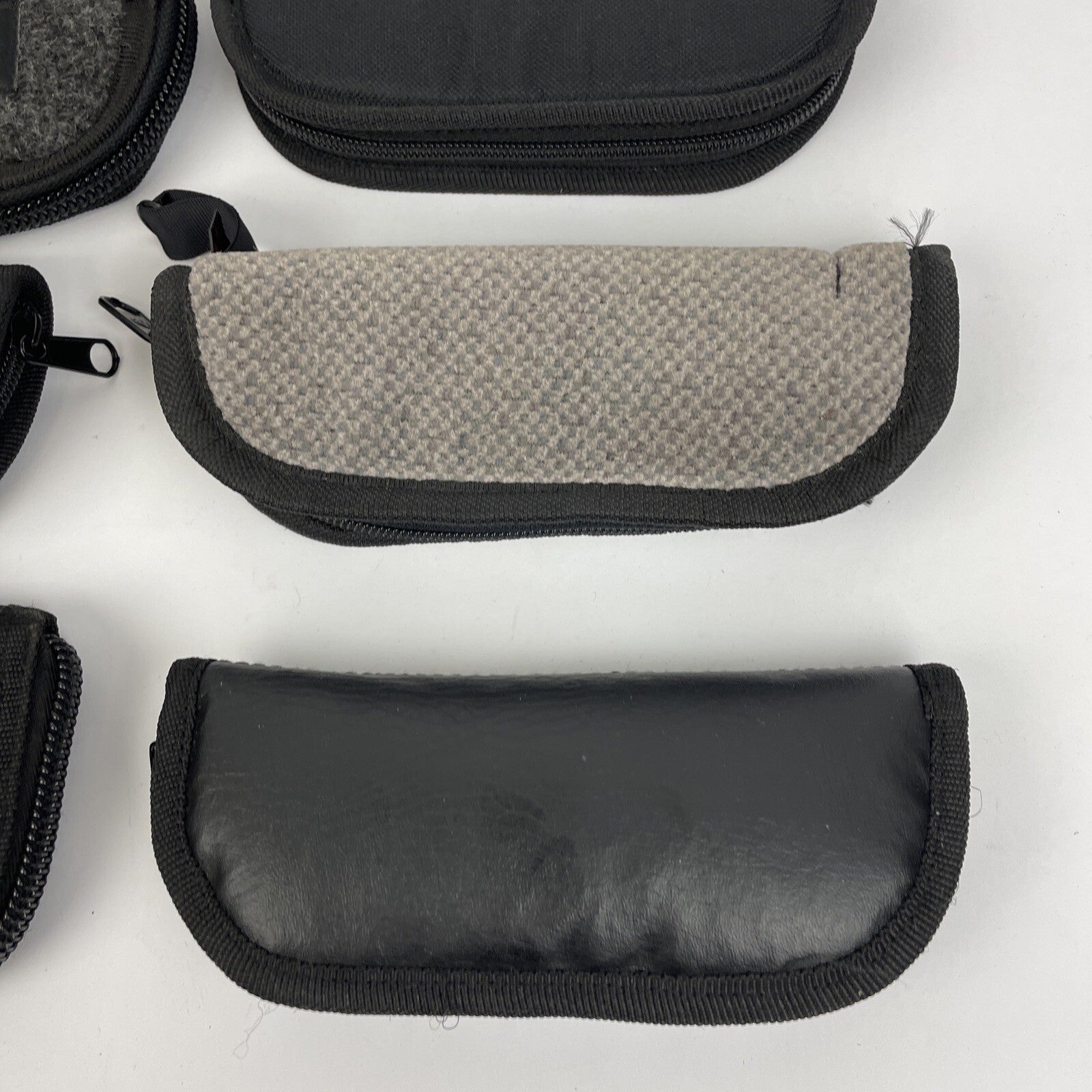 Lot of 6 Carry All Safe and Sound Zip-up Knife Case Large Size 3" X 7" PVK ++