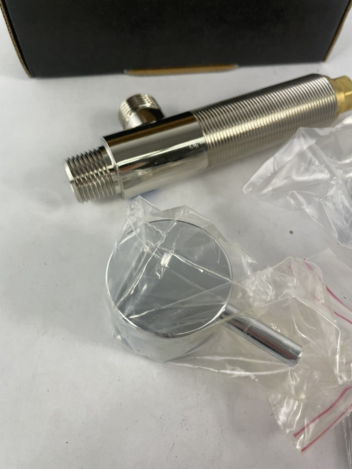 Vola S50D polished chrome stop valve without non-return valve