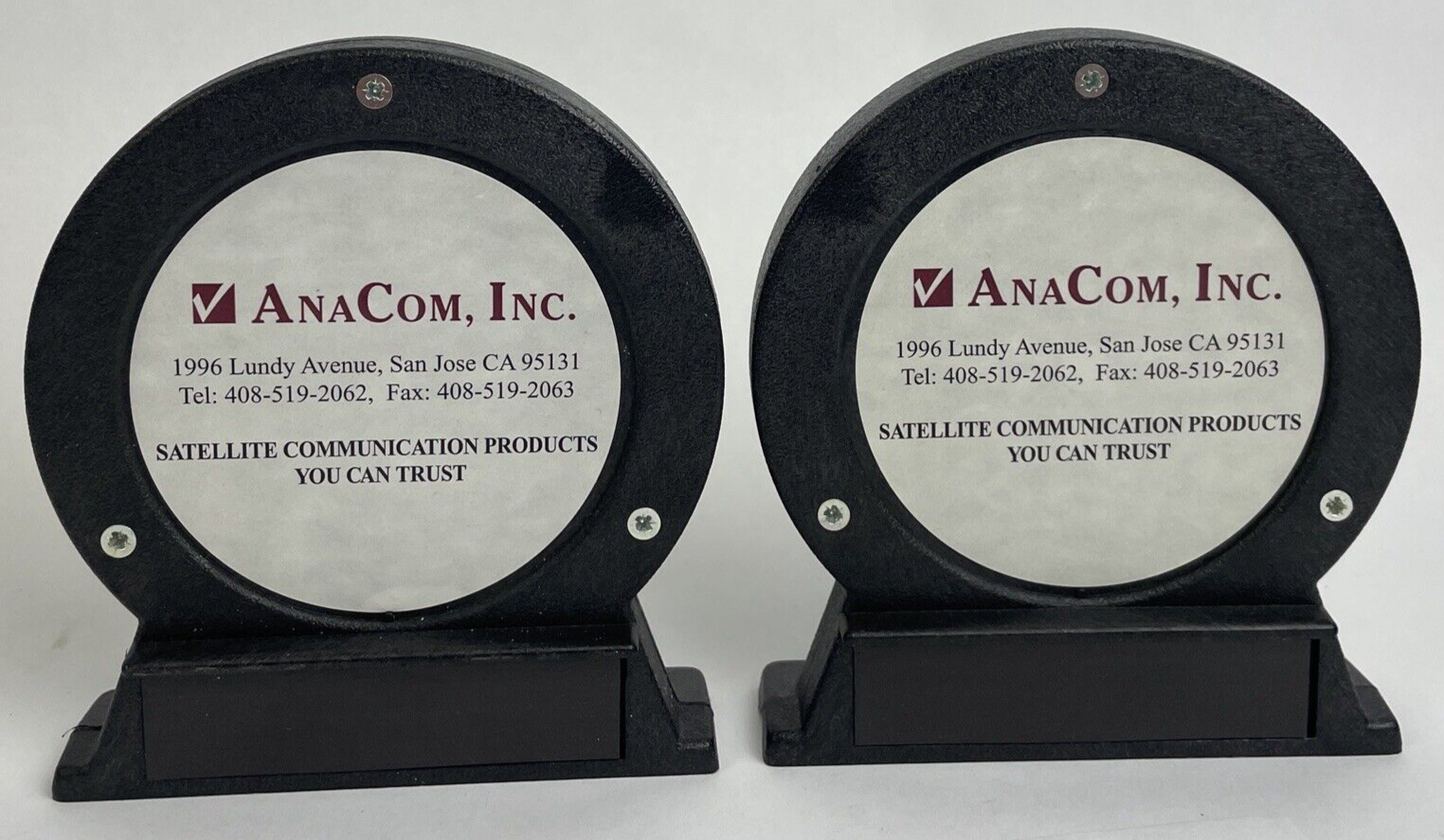 2 x ANACom Inc. Magnetic POLYCAST Inclinometer Protractor Angles Measurement USA