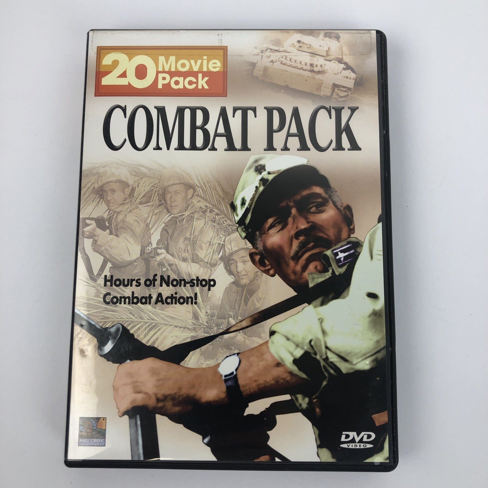 20-Film Combat/War Pack (DVD,2007,20-Film,4-Disc Set) VGC DISCS GUARANTEED