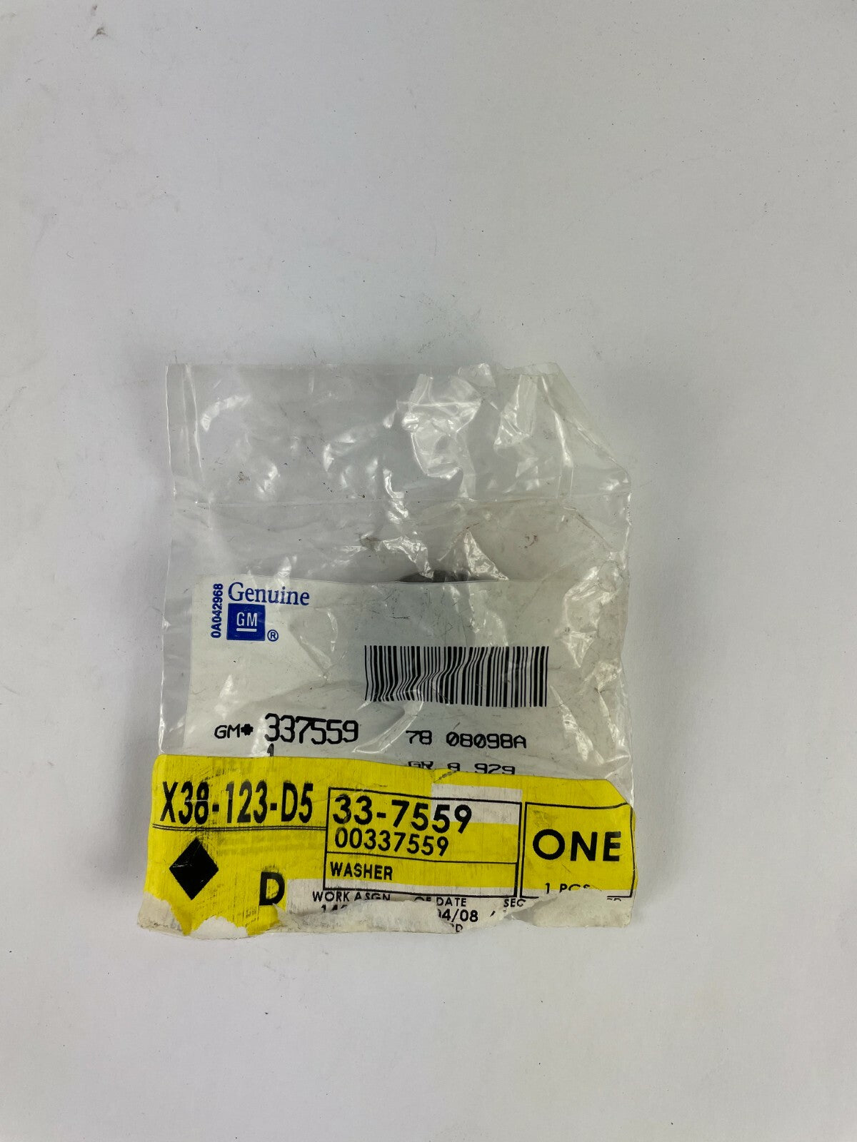 Genuine GM Automotive Part X38-123-D5 Washer Lot of 1 A2