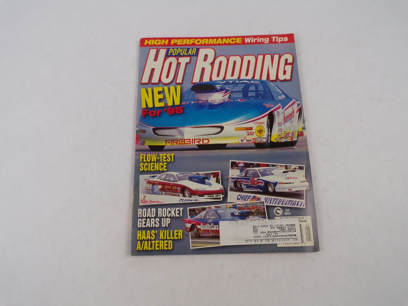 July 1996 Hot Rodding Magazine New For'96 High Performance WiringTips Flow-Test