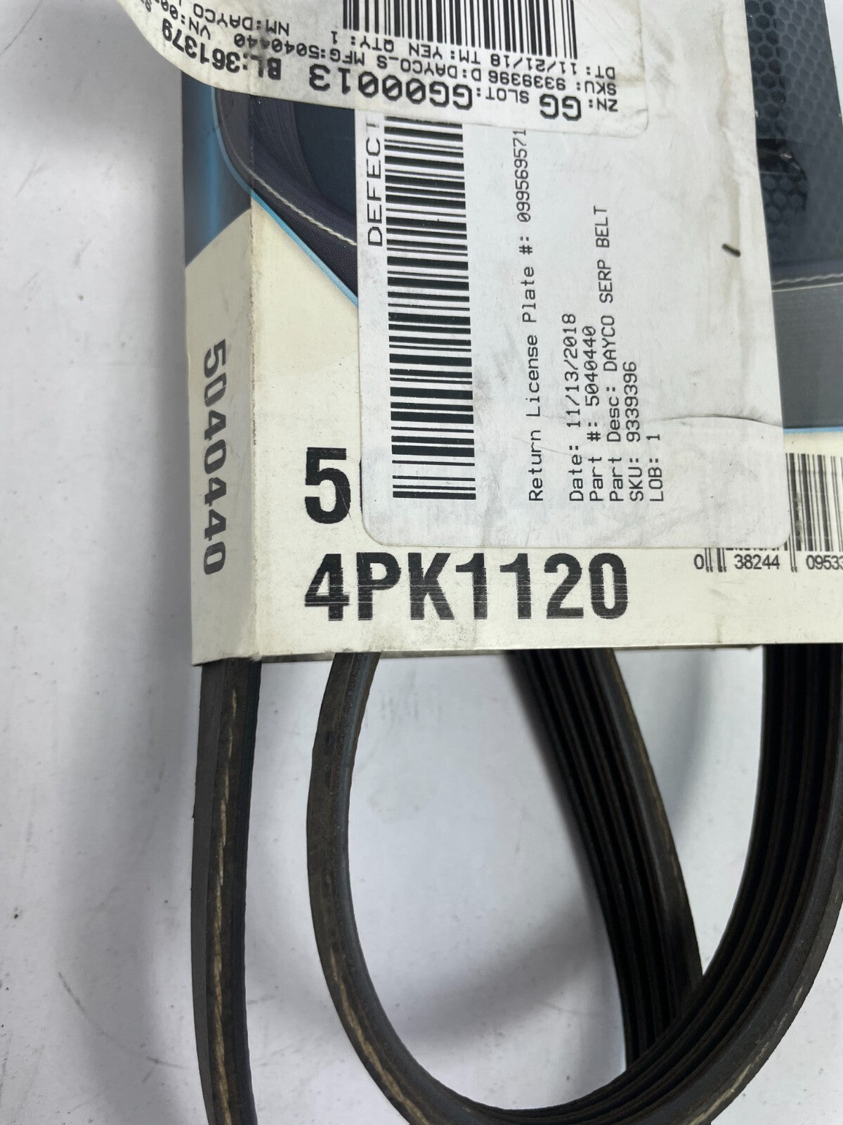 OEM Dayco Drive Rite 5040440 4PK1120 Check Belt Tensioner