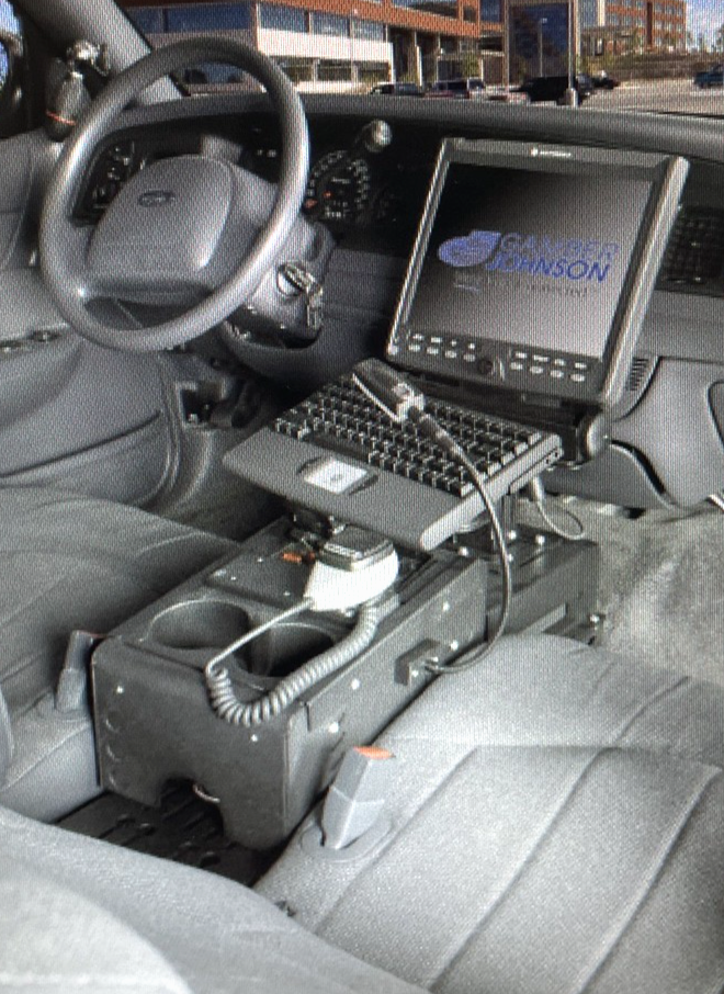 Gamber Johnson 7160-0075 Motorola MW800 / MW810 Freightliner Pedestal Mount