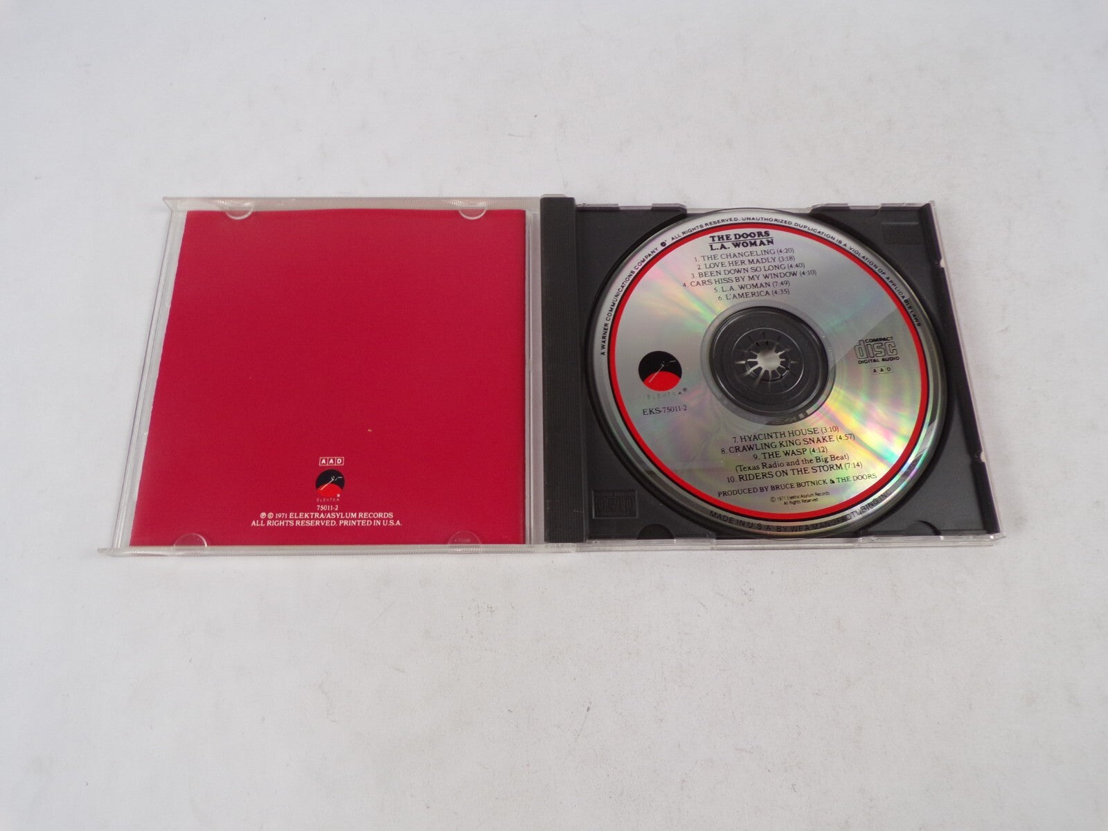 Doors L.A.Woman The Changeling Love Her Madly Been Down So Long Cars Hiss CD#22