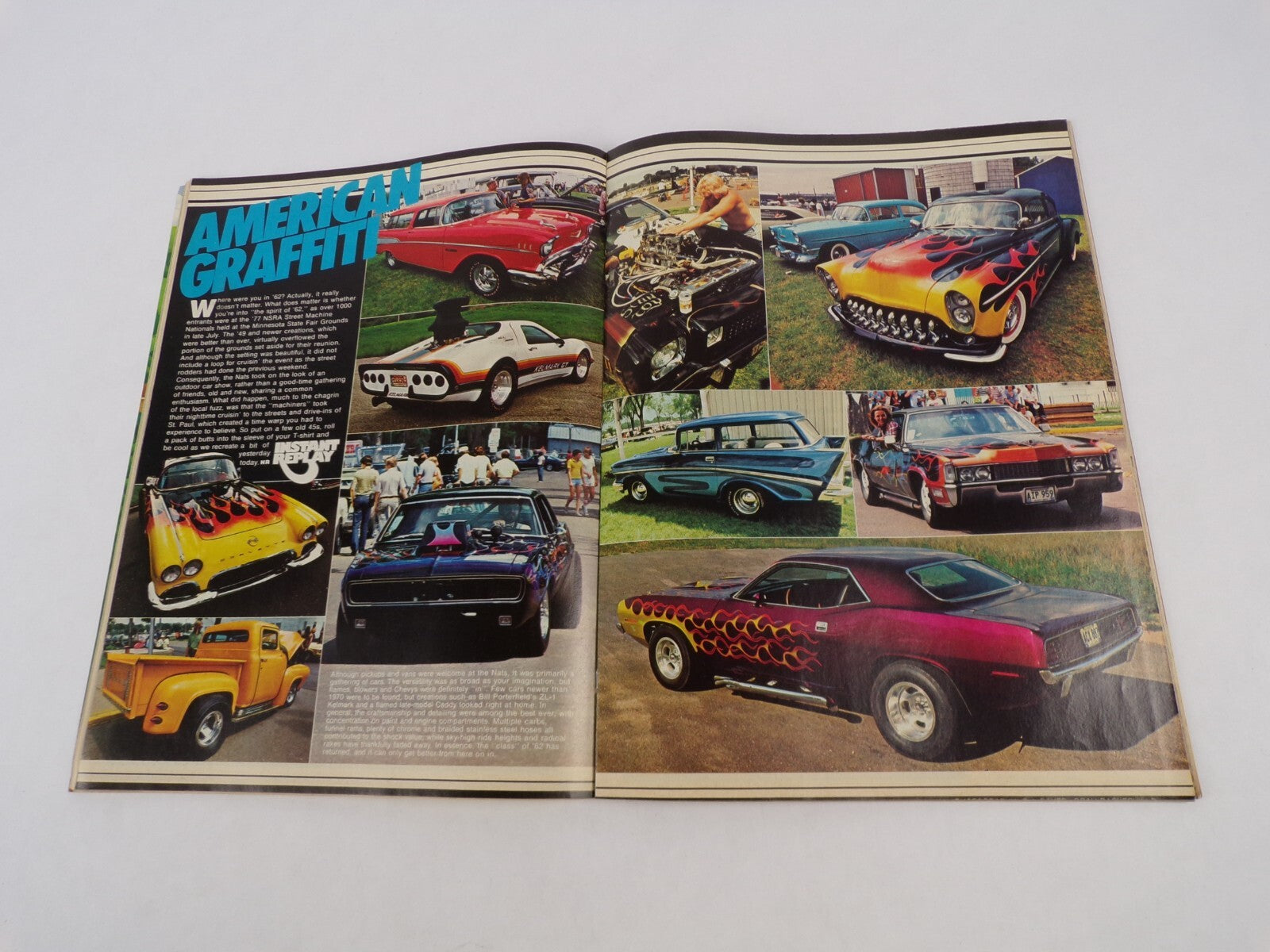 November 1977 Hot Rod Magazine Street Freaks Rops W-2 Dodge Pickup Chevy Luv