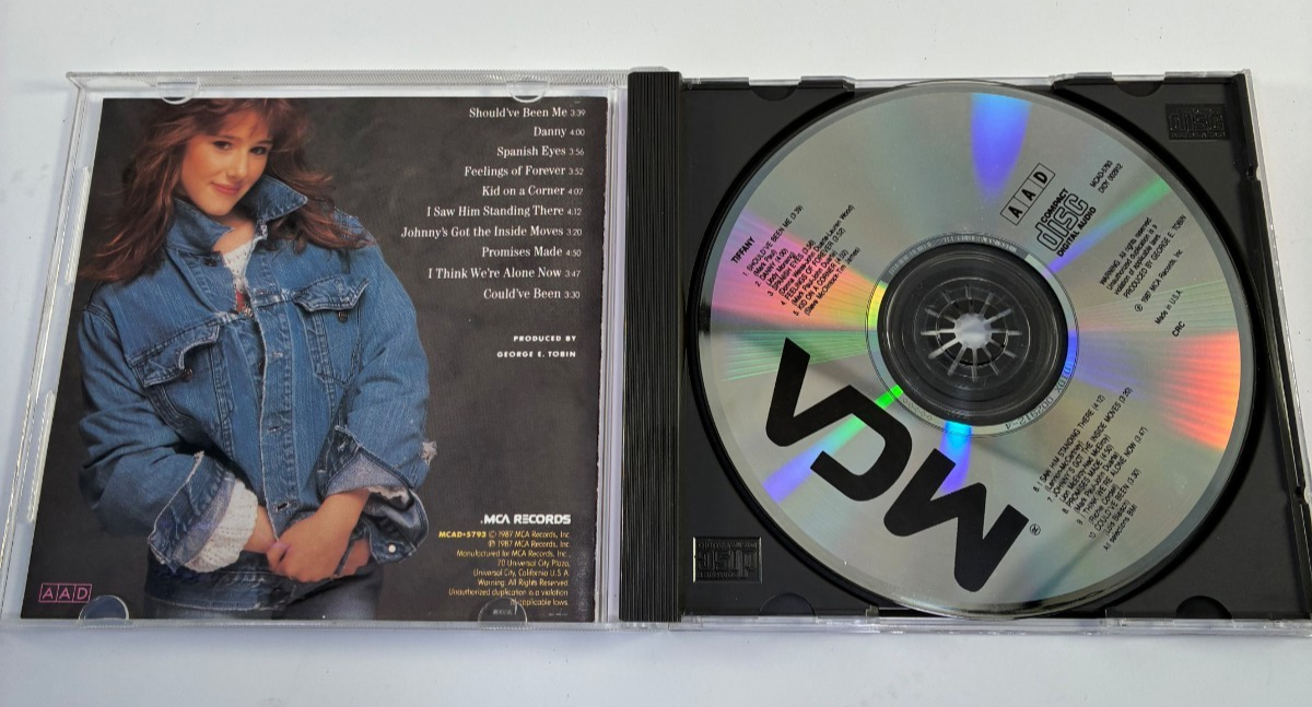 Tiffany Self-Titled MCA Records CD 1987